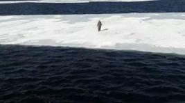 Восемь рыбаков застряли на оторвавшейся льдине в Сахалинской области