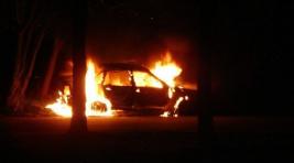 Под Красноярском семья после замечания сожгла свой автомобиль