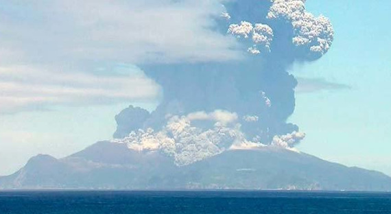 Японские специалисты ожидают катастрофического извержения вулкана