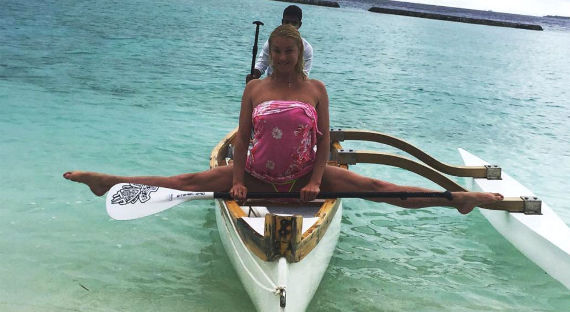 Новый образ Волочковой: "Девушка с веслом" (ФОТО)