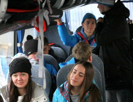 В Хакасию прибыла юниорская сборная России по лыжным гонкам