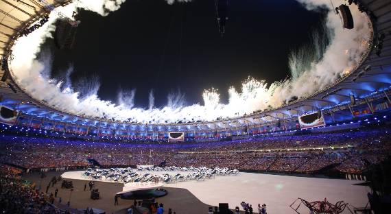 В Рио-де-Жанейро проходит церемония открытия Олимпийских Игр