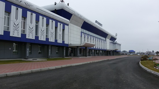 Реконструкция привокзальной площади аэропорта Абакана вышла на финишную прямую