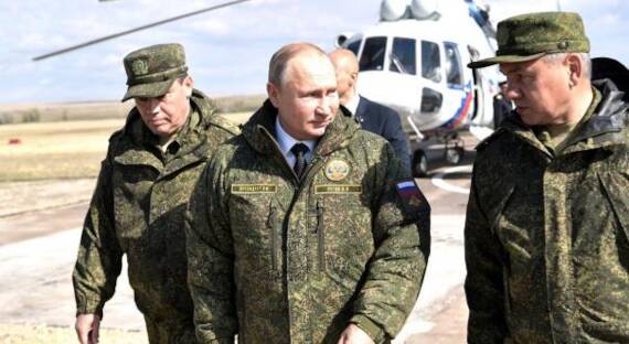 Путин ознакомился с ходом подготовки мобилизованных