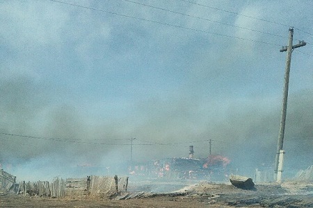 В Хакасии полыхают пожары