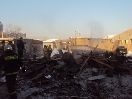 Взрыв гаражей сегодня в столице Хакасии: разрушения, пострадавших нет (ФОТО)