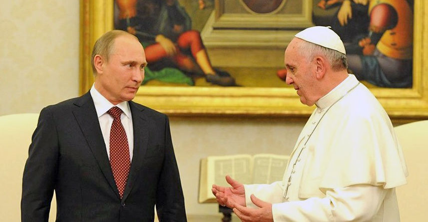Путин не встретится с Папой Римский