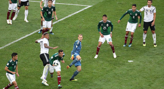 Немецкая сборная уступила мексиканской команде