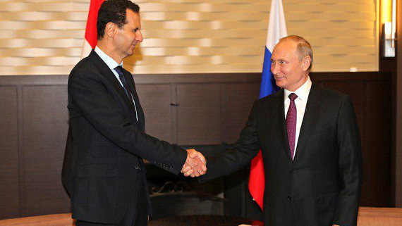 Владимир Путин и Башар Асад встретились в Сочи
