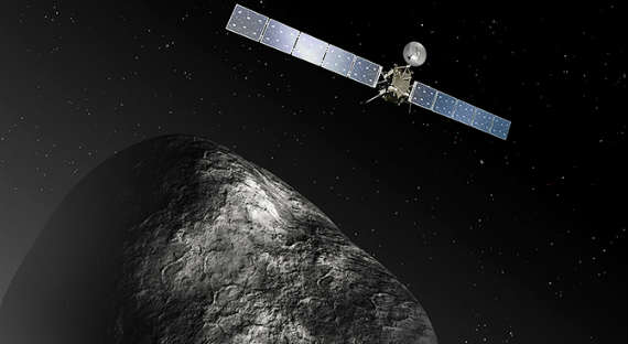 Сегодня аппарат Rosetta столкнется с кометой Чурюмова-Герасименко