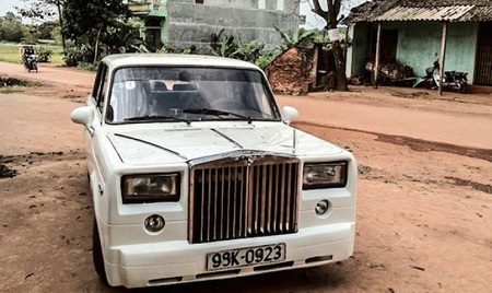 Во Вьетнаме автолюбитель сделал из "жигулей" Rolls-Royce