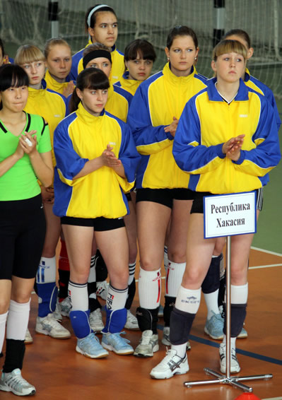 Волейболистки сборной Хакасии