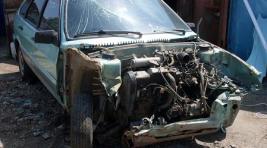 В Абакане мужчина разобрал похищенный автомобиль на запчасти