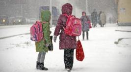 Сильный мороз — повод для школьников не ходить в школу