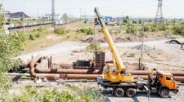 Ремонт головного участка магистрали в Абакане завершится в августе