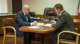 Михаил Развожаев посетил с рабочим визитом Саяногорск