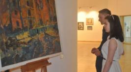 Выставка картин фронтовиков в рамках проекта «Историческая память» была представлена В Хакасском национальном краеведческом музе