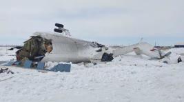 Вертолет компании «Абакан-Авиа» совершил жесткую посадку на Ямале