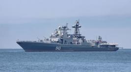 Модернизированный фрегат «Маршал Шапошников» вышел на ходовые испытания