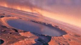 На Марсе нашли гигантское озеро жидкой воды