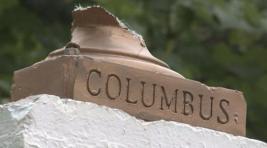 В США снесли статую Колумба