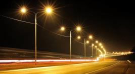 На федеральной трассе в Хакасии зажглись фонари