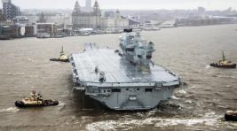 Новый британский авианосец направлен в ремонт из-за затопления машинного отделения
