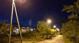 В Центральном микрорайоне Саяногорска осветились улицы