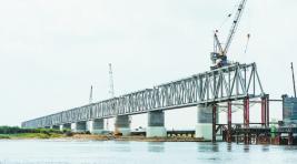Китайская часть моста через Амур полностью построена
