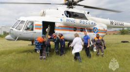В Хакасии спасатели МЧС эвакуировали из тайги мужчину с аппендицитом