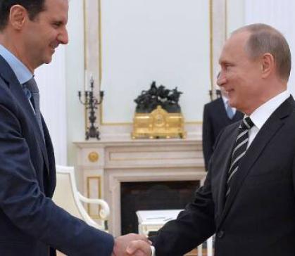 Владимир Путин встретился с Башаром Асадом в Кремле