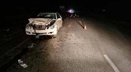 В Хакасии Mercedes насмерть сбил человека с мопедом