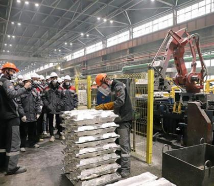 «Открытый завод» познакомил студентов-металлургов с литейным производством РУСАЛа