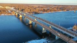 В Ленинградской области открыли мост через реку Волхов
