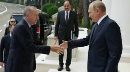 В Сочи состоялась встреча Путина и Эрдогана