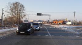 На трассе Абакан - Черногорск произошло ДТП (ФОТО)