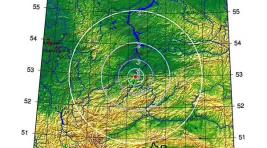 В Хакасии ночью произошло землетрясение магнитудой 4,2