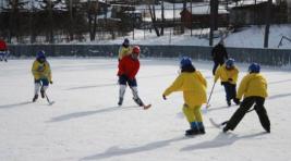 В Сорске на «Звенящий лёд» вышли юные хоккеисты