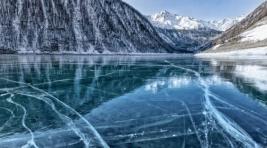 Лед на водоемах Хакасии укрепился