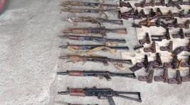 В Артемовском районе силовики нашли схрон с оружием и боеприпасами