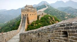 Землетрясение в Китае привело к обрушению части Великой стены