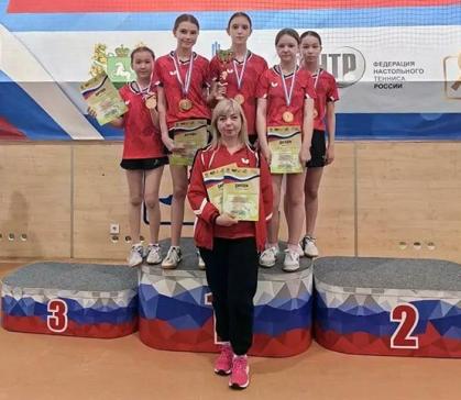 Юные теннисистки из Хакасии выиграли первенство Сибири в Томске