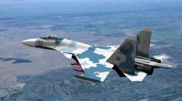 Над Курском Су-27 и МиГ-29 устроили показательные бои (ВИДЕО)