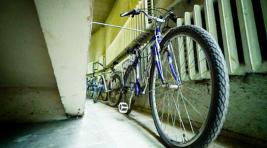 Абаканец тащил украденный велосипед пять этажей
