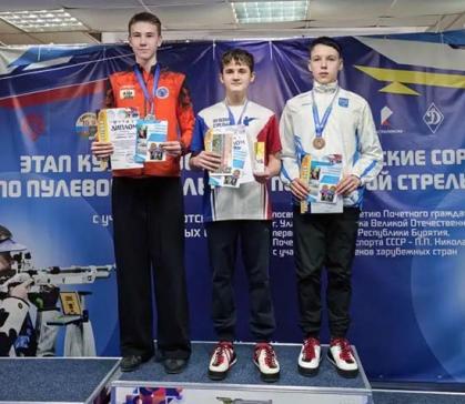 Юный стрелок из Абакана завоевал "золото" на турнире в Улан-Удэ