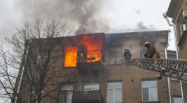 В Черногорске при пожаре в общежитии погиб мужчина