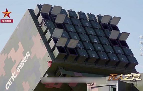 Китай продемонстрировал работу установки по запуску и управлению роем дронов