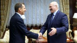 Лукашенко поблагодарил главу СВР Нарышкина за предоставление информации