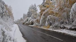 Водителей Хакасии предупредили о снегопадах