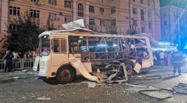 При взрыве в автобусе в Воронеже пострадали 12 человек